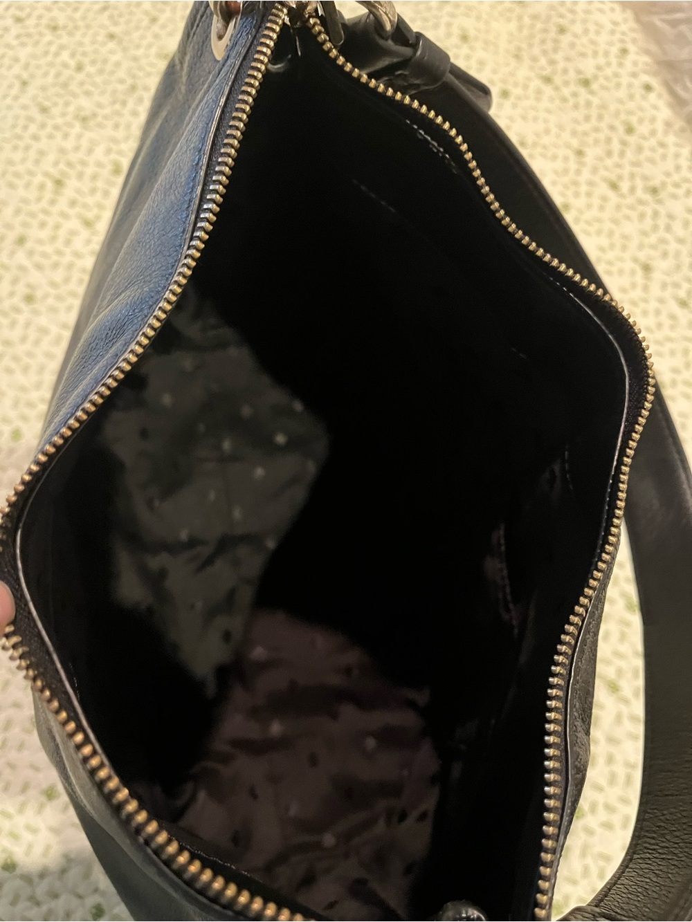 kate spade Kat Black Pebble Leather Shoulder Bag - Picture 14 of 16
